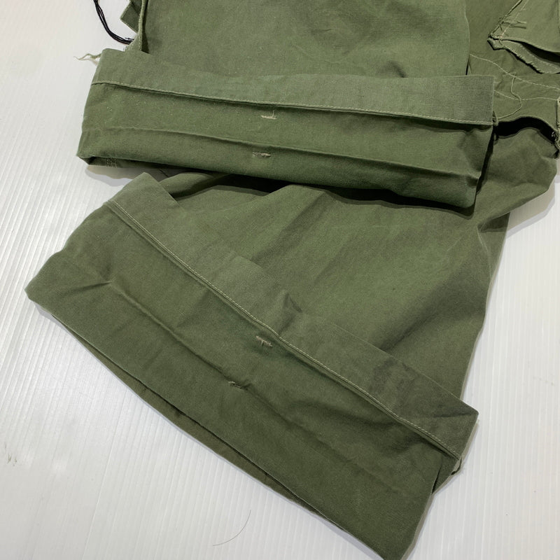 【中古品】【メンズ】 MINUS マイナス SLASH SEAM HBT CARGO VINTAGE SLEEPING BAG CASE M-23S-SSHBT スラッシュ シーム ヘリンボーンツイル カーゴパンツ ボトムス ショーツ 151-260705-ko-07-tei サイズ：2 カラー：カーキ 万代Net店