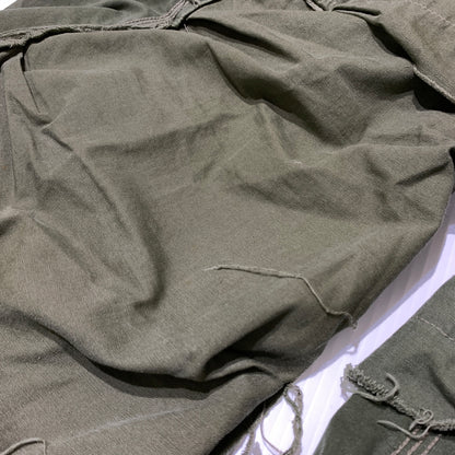 【中古品】【メンズ】 MINUS マイナス SLASH SEAM HBT CARGO VINTAGE SLEEPING BAG CASE M-23S-SSHBT スラッシュ シーム ヘリンボーンツイル カーゴパンツ ボトムス ショーツ 151-260705-ko-07-tei サイズ：2 カラー：カーキ 万代Net店