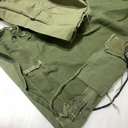 【中古品】【メンズ】 MINUS マイナス SLASH SEAM HBT CARGO VINTAGE SLEEPING BAG CASE M-23S-SSHBT スラッシュ シーム ヘリンボーンツイル カーゴパンツ ボトムス ショーツ 151-260705-ko-07-tei サイズ：2 カラー：カーキ 万代Net店
