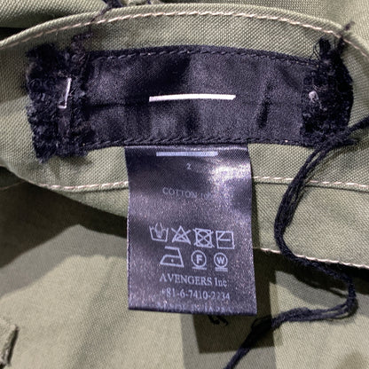【中古品】【メンズ】 MINUS マイナス SLASH SEAM HBT CARGO VINTAGE SLEEPING BAG CASE M-23S-SSHBT スラッシュ シーム ヘリンボーンツイル カーゴパンツ ボトムス ショーツ 151-260705-ko-07-tei サイズ：2 カラー：カーキ 万代Net店