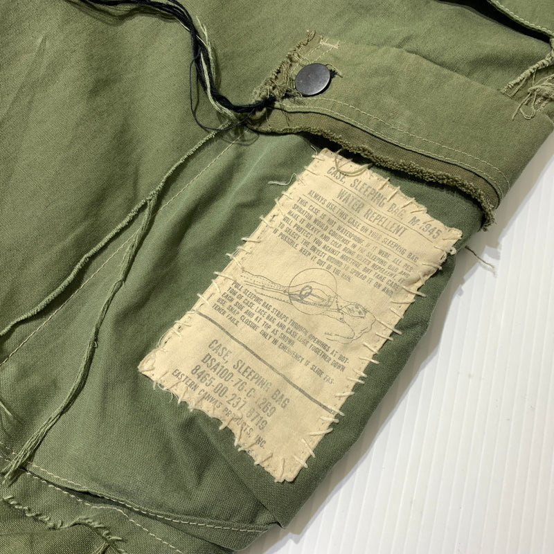 【中古品】【メンズ】 MINUS マイナス SLASH SEAM HBT CARGO VINTAGE SLEEPING BAG CASE M-23S-SSHBT スラッシュ シーム ヘリンボーンツイル カーゴパンツ ボトムス ショーツ 151-260705-ko-07-tei サイズ：2 カラー：カーキ 万代Net店