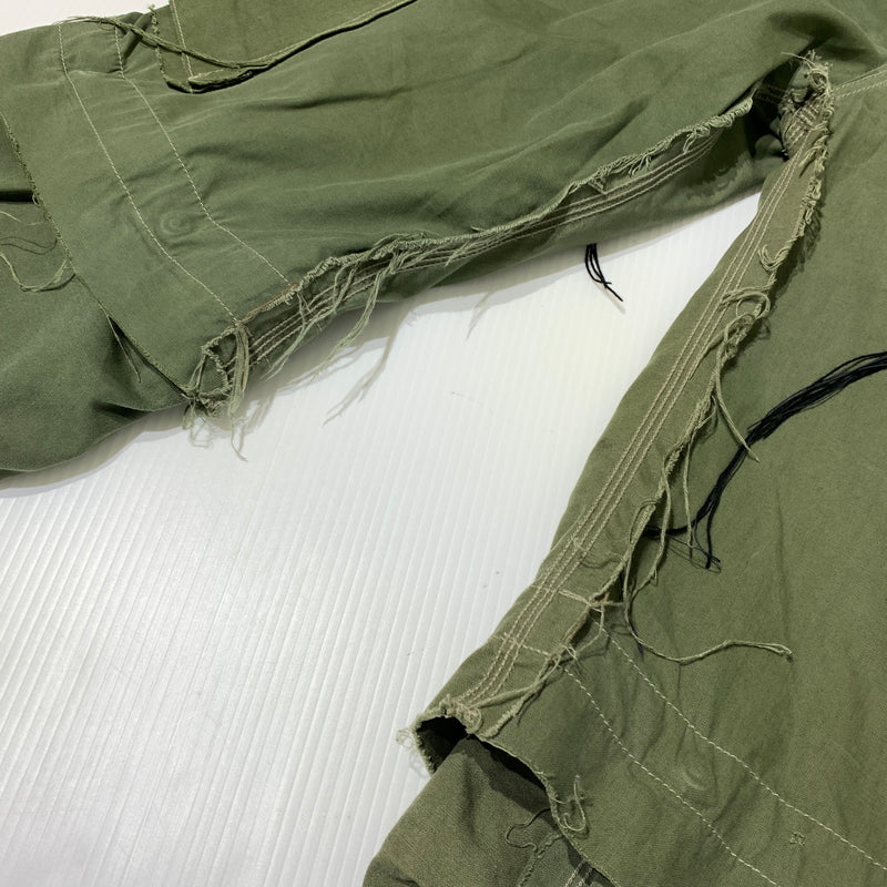 【中古品】【メンズ】 MINUS マイナス SLASH SEAM HBT CARGO VINTAGE SLEEPING BAG CASE M-23S-SSHBT スラッシュ シーム ヘリンボーンツイル カーゴパンツ ボトムス ショーツ 151-260705-ko-07-tei サイズ：2 カラー：カーキ 万代Net店