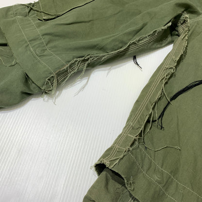 【中古品】【メンズ】 MINUS マイナス SLASH SEAM HBT CARGO VINTAGE SLEEPING BAG CASE M-23S-SSHBT スラッシュ シーム ヘリンボーンツイル カーゴパンツ ボトムス ショーツ 151-260705-ko-07-tei サイズ：2 カラー：カーキ 万代Net店
