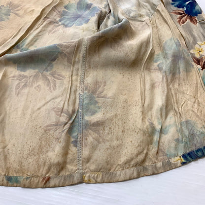 【現状渡し品】【メンズ】 PENNY'S ペニーズ 50's~ OPEN COLLAR ALOHA SHIRT VINTAGE 50年代～ オープンカラー アロハシャツ 半袖 トップス ヴィンテージ 145-260707-yo-07-tei サイズ：不明 カラー：ベージュ 万代Net店