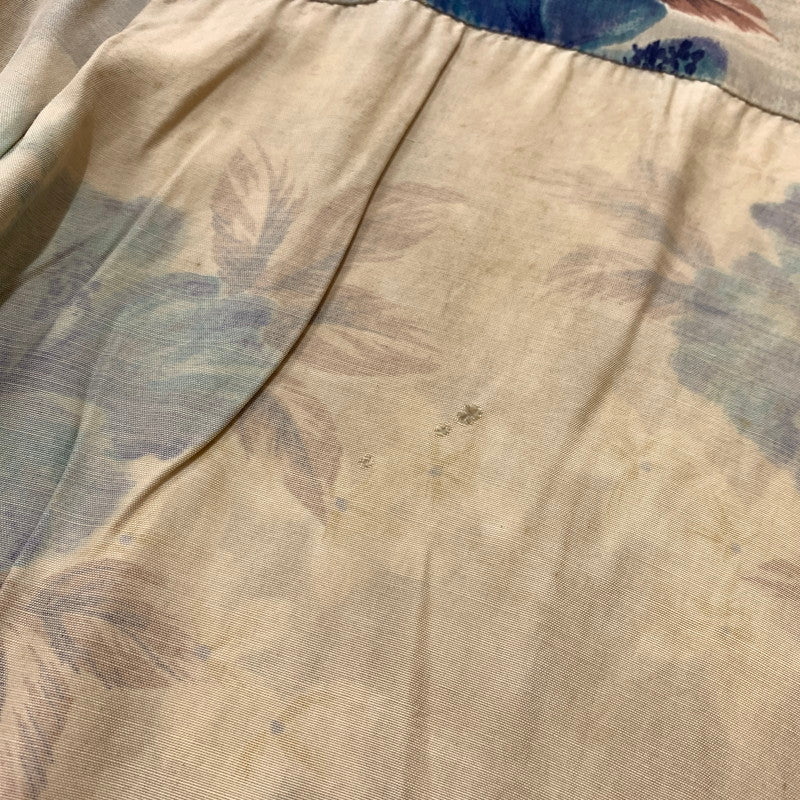 【現状渡し品】【メンズ】 PENNY'S ペニーズ 50's~ OPEN COLLAR ALOHA SHIRT VINTAGE 50年代～ オープンカラー アロハシャツ 半袖 トップス ヴィンテージ 145-260707-yo-07-tei サイズ：不明 カラー：ベージュ 万代Net店