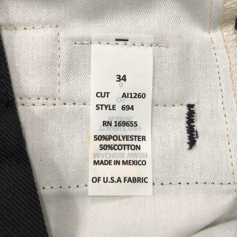 【中古品】【メンズ】 BEN DAVIS ベンデイビス FRISCO PANTS MADE IN MEXICO 694 フリスコパンツ ボトムス メキシコ製 153-260710-ss-07-tei サイズ：34 カラー：ブラック 万代Net店