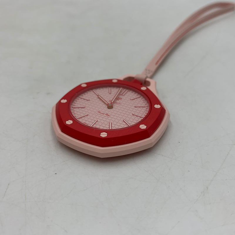 【中古品】【メンズ/レディース】 SWATCH スウォッチ × AUDEMARS PIGUET オーデマ プゲ 別注 コラボ ROYAL POP OTTO ROSSO ロイヤルポップ オット ロッソ ポケットウォッチ 時計 197-260709-ko-14-tei カラー：ピンク 万代Net店
