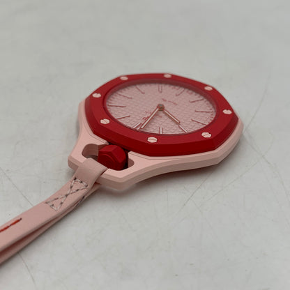 【中古品】【メンズ/レディース】 SWATCH スウォッチ × AUDEMARS PIGUET オーデマ プゲ 別注 コラボ ROYAL POP OTTO ROSSO ロイヤルポップ オット ロッソ ポケットウォッチ 時計 197-260709-ko-14-tei カラー：ピンク 万代Net店