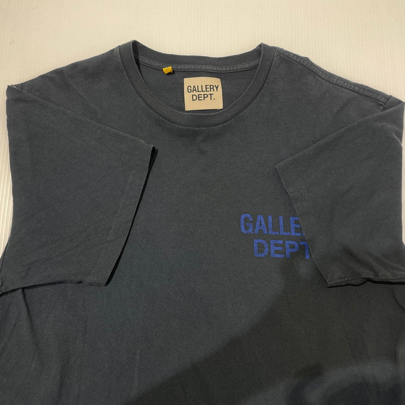 【中古品】【レディース】 GALLERY DEPT ギャラリー デプト LOGO TEE ロゴ Ｔシャツ 半袖 トップス 141-260706-sa-01-tei サイズ：M カラー：ブラック 万代Net店