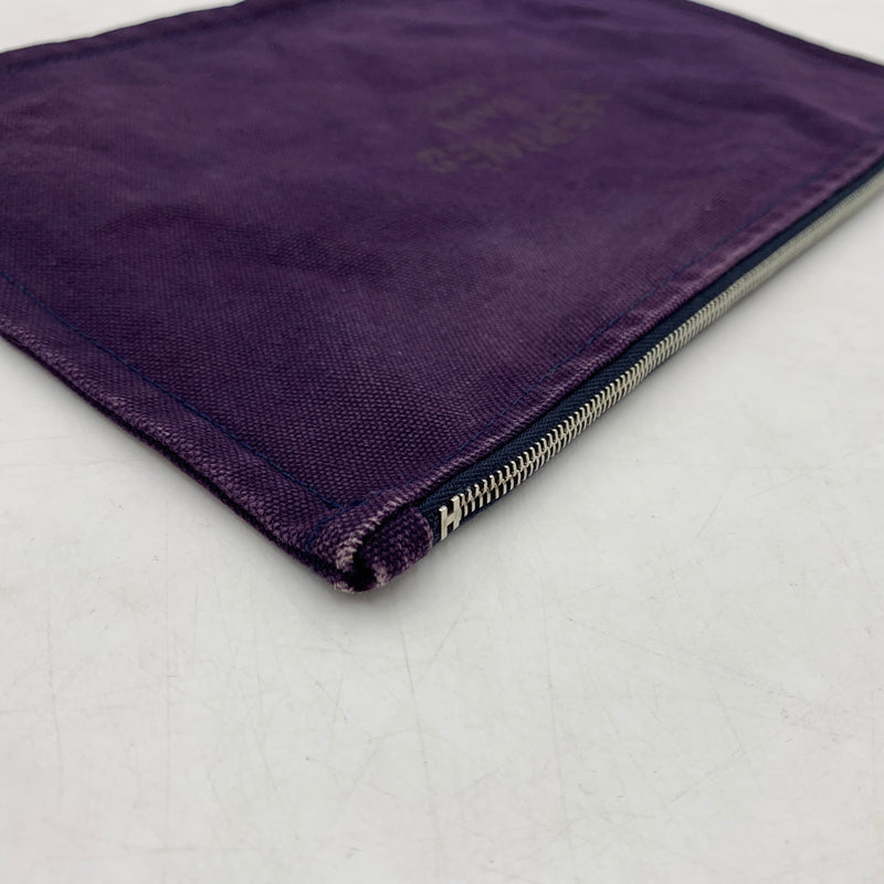 【中古品】【メンズ/レディース】 HERMES エルメス FLAT POUCH フラットポーチ カバン クラッチバッグ 180-260709-ko-19-tei カラー：パープル 万代Net店