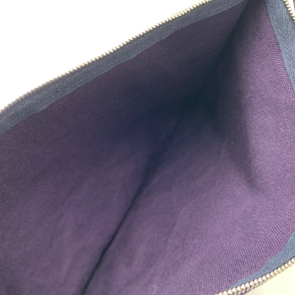 【中古品】【メンズ/レディース】 HERMES エルメス FLAT POUCH フラットポーチ カバン クラッチバッグ 180-260709-ko-19-tei カラー：パープル 万代Net店