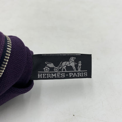 【中古品】【メンズ/レディース】 HERMES エルメス FLAT POUCH フラットポーチ カバン クラッチバッグ 180-260709-ko-19-tei カラー：パープル 万代Net店