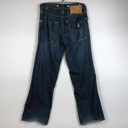【現状渡し品】【メンズ】 TRUE RELIGION トゥルーレリジョン DENIM PANTS MADE IN USA デニムパンツ ボトムス ジーンズ アメリカ製 152-260710-ss-14-tei サイズ：29 カラー：インディゴ 万代Net店