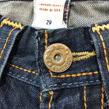 【現状渡し品】【メンズ】 TRUE RELIGION トゥルーレリジョン DENIM PANTS MADE IN USA デニムパンツ ボトムス ジーンズ アメリカ製 152-260710-ss-14-tei サイズ：29 カラー：インディゴ 万代Net店