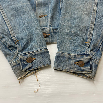 【現状渡し品】【メンズ】 WRANGLER ラングラー 80's VINTAGE NO-FAULT DENIM JACKET 80年代 ヴィンテージ ノーフォルト デニム ジャケット アウター 145-260708-sa-08-tei サイズ：不明 カラー：インディゴ 万代Net店