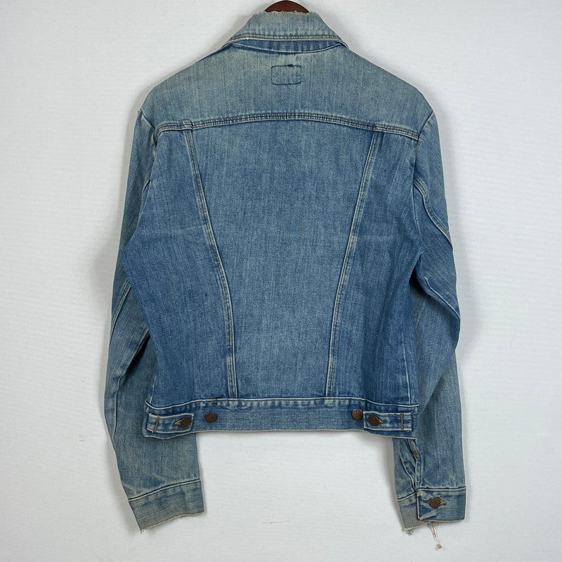 【現状渡し品】【メンズ】 WRANGLER ラングラー 80's VINTAGE NO-FAULT DENIM JACKET 80年代 ヴィンテージ ノーフォルト デニム ジャケット アウター 145-260708-sa-08-tei サイズ：不明 カラー：インディゴ 万代Net店