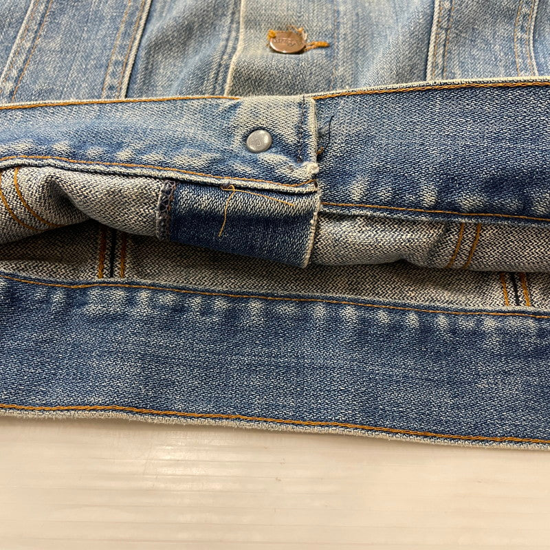 【現状渡し品】【メンズ】 WRANGLER ラングラー 80's VINTAGE NO-FAULT DENIM JACKET 80年代 ヴィンテージ ノーフォルト デニム ジャケット アウター 145-260708-sa-08-tei サイズ：不明 カラー：インディゴ 万代Net店