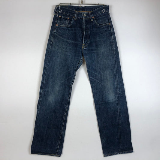 【中古品】【メンズ】 Levi’s リーバイス 501 DENIM PANTS LOT66501 デニムパンツ ボトムス ジーンズ 66年 復刻 156-260710-ss-12-tei サイズ：30　※パッチ欠損 カラー：インディゴ 万代Net店