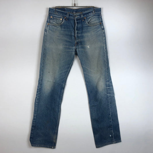 【現状渡し品】【メンズ】 Levi’s リーバイス 90's 501XX DENIM PANTS MADE IN USA 90年代 デニムパンツ ボトムス ジーンズ アメリカ製 ボタン裏刻印524 156-260710-ss-11-tei サイズ：33 カラー：インディゴ 万代Net店