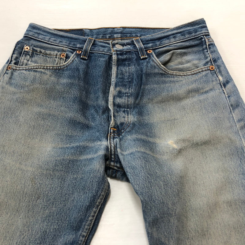 【現状渡し品】【メンズ】 Levi’s リーバイス 90's 501XX DENIM PANTS MADE IN USA 90年代 デニムパンツ ボトムス ジーンズ アメリカ製 ボタン裏刻印524 156-260710-ss-11-tei サイズ：33 カラー：インディゴ 万代Net店