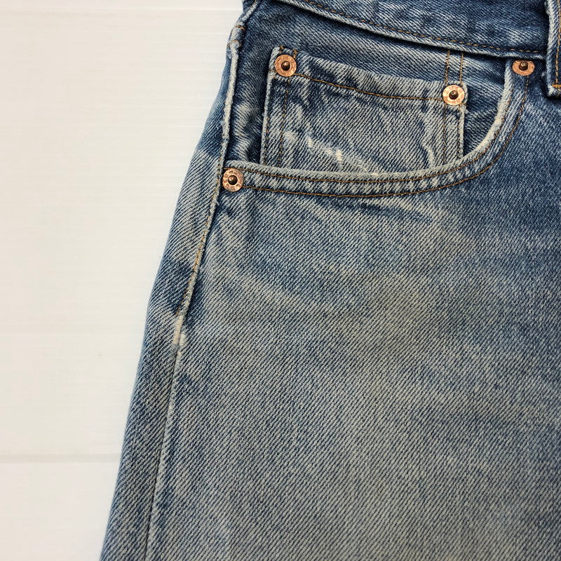 【現状渡し品】【メンズ】 Levi’s リーバイス 90's 501XX DENIM PANTS MADE IN USA 90年代 デニムパンツ ボトムス ジーンズ アメリカ製 ボタン裏刻印524 156-260710-ss-11-tei サイズ：33 カラー：インディゴ 万代Net店