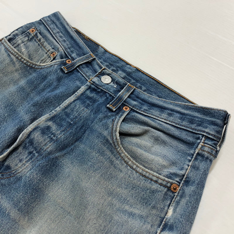 【現状渡し品】【メンズ】 Levi’s リーバイス 90's 501XX DENIM PANTS MADE IN USA 90年代 デニムパンツ ボトムス ジーンズ アメリカ製 ボタン裏刻印524 156-260710-ss-11-tei サイズ：33 カラー：インディゴ 万代Net店