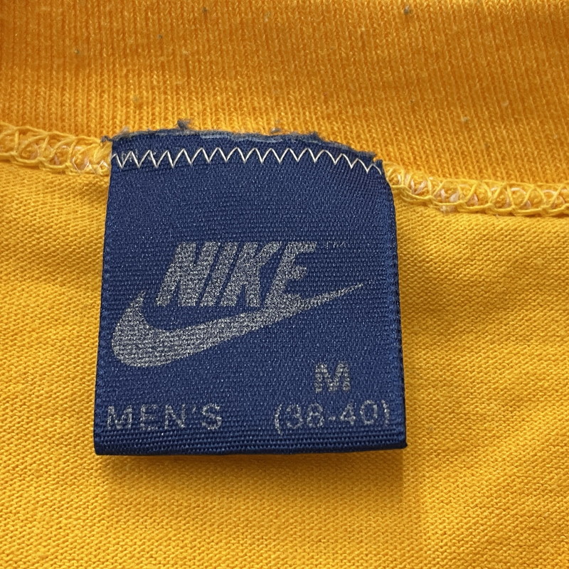 【中古品】【メンズ】 NIKE ナイキ 80's VINTAGE PROVIDENCE HOSPITAL MAIL TRIBUNE TEE 80年代 ヴィンテージ プロビデンス ホスピタル メール トリビューン Tシャツ 半袖 トップス 148-260720-sa-10-tei サイズ：M カラー：イエロー 万代Net店