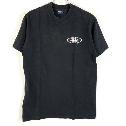 【中古品】【メンズ】 STUSSY ステューシー 90's LOGO PRINT SS TEE 90年代 ロゴプリント ショートスリーブ Tシャツ 半袖 トップス 142-260707-yo-03-tei サイズ：M カラー：ブラック 万代Net店