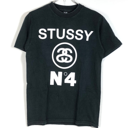 【中古品】【メンズ】 STUSSY ステューシー 00's N4 CHANEL LOGO S/S TEE 2000年 シャネル ロゴ ショートスリーブ Ｔシャツ 半袖 トップス 142-260711-sa-02-tei サイズ：S カラー：ブラック 万代Net店