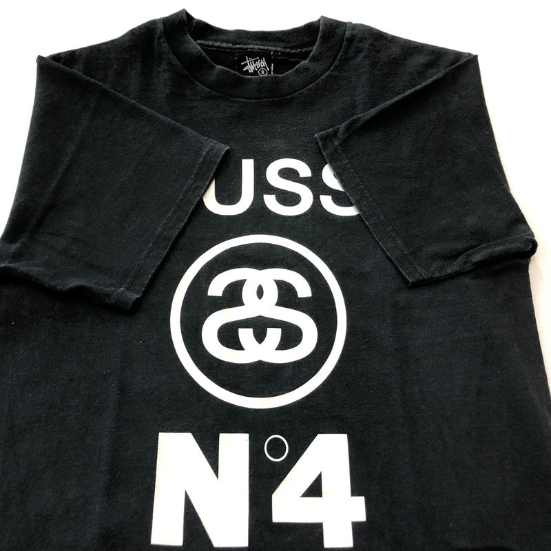 【中古品】【メンズ】 STUSSY ステューシー 00's N4 CHANEL LOGO S/S TEE 2000年 シャネル ロゴ ショートスリーブ Ｔシャツ 半袖 トップス 142-260711-sa-02-tei サイズ：S カラー：ブラック 万代Net店