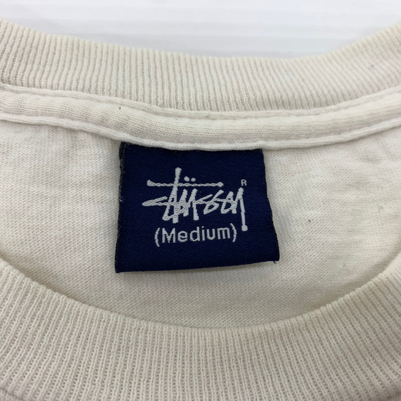 【中古品】【メンズ】 STUSSY ステューシー KIDS PHOTO PIRINT SS TEE キッズ フォトプリント ショートスリーブ Tシャツ 半袖 トップス 142-260707-yo-04-tei サイズ：M カラー：アイボリー 万代Net店