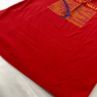 【中古品】【メンズ】 NIKE ナイキ 80's VINTAGE MAYOR'S WALK TEE 80年代 ヴィンテージ ワーク Tシャツ 半袖 トップス 148-260720-sa-08-tei サイズ：M カラー：レッド 万代Net店