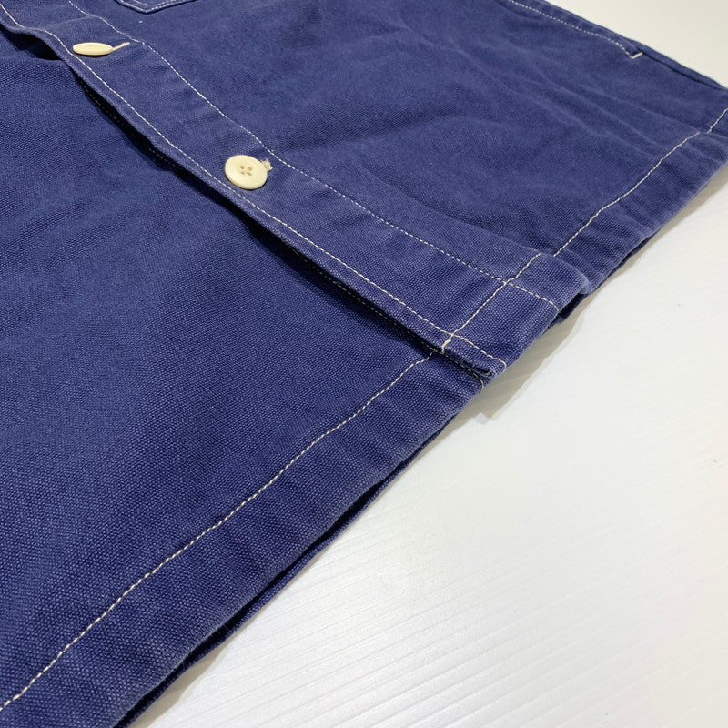 【中古品】【メンズ】 STUSSY ステューシー CANVAS SHOP JACKET 115436 キャンバス ショップ ジャケット ライトアウター 142-260707-yo-22-tei サイズ：M カラー：ネイビー 万代Net店