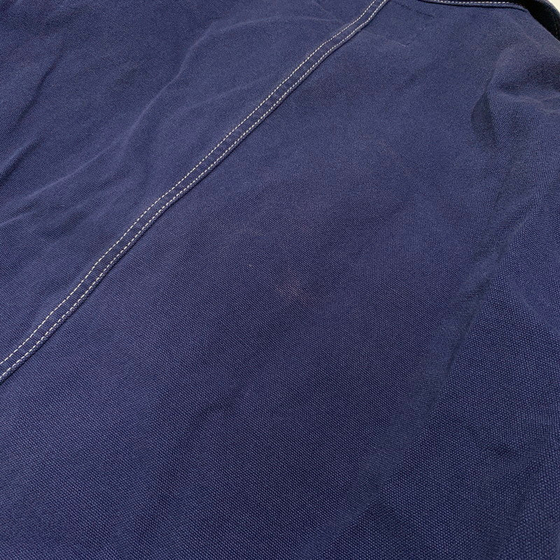 【中古品】【メンズ】 STUSSY ステューシー CANVAS SHOP JACKET 115436 キャンバス ショップ ジャケット ライトアウター 142-260707-yo-22-tei サイズ：M カラー：ネイビー 万代Net店