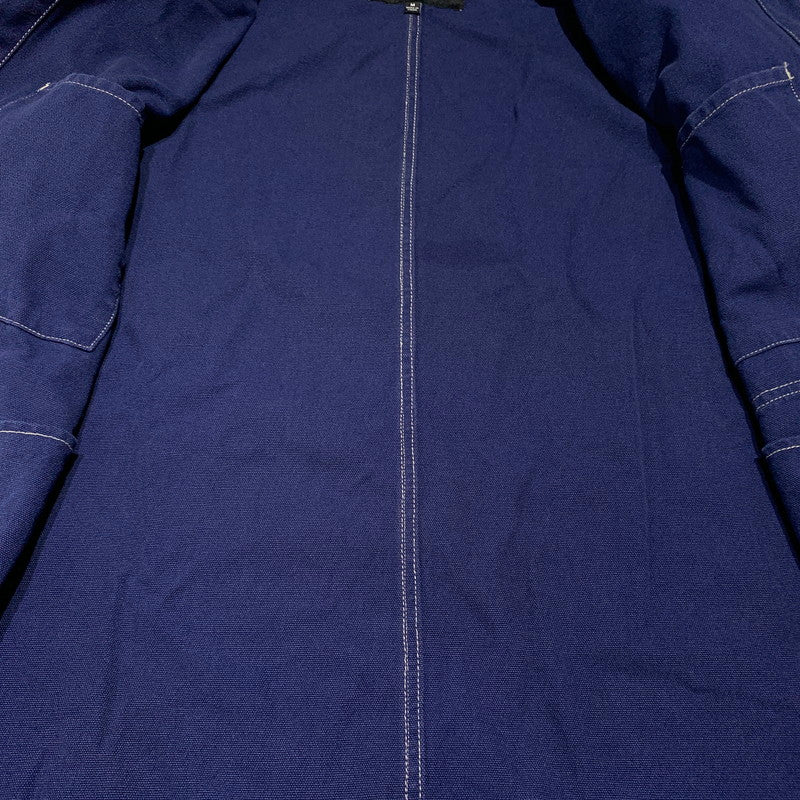 【中古品】【メンズ】 STUSSY ステューシー CANVAS SHOP JACKET 115436 キャンバス ショップ ジャケット ライトアウター 142-260707-yo-22-tei サイズ：M カラー：ネイビー 万代Net店