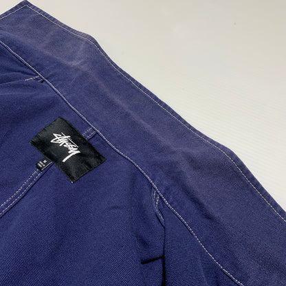 【中古品】【メンズ】 STUSSY ステューシー CANVAS SHOP JACKET 115436 キャンバス ショップ ジャケット ライトアウター 142-260707-yo-22-tei サイズ：M カラー：ネイビー 万代Net店