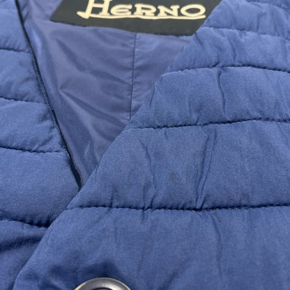 【中古品】【メンズ】 HERNO ヘルノ DOWN VEST PC0014U-19288-9270 ダウンベスト トップス 141-260708-sa-12-tei サイズ：48 カラー：ネイビー 万代Net店