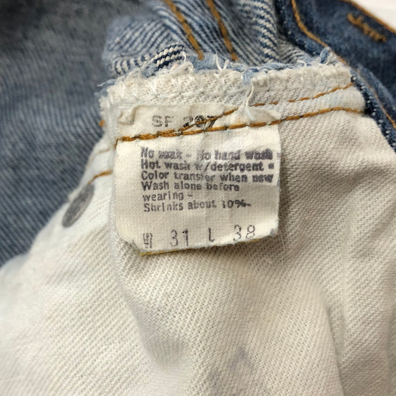 【中古品】【メンズ】 Levi’s リーバイス 80‘s 501 DENIM PANTS 80年代 デニムパンツ ボトムス ジーンズ 赤耳 ボタン裏刻印524 156-260710-ss-13-tei サイズ：31/ボタン裏524 カラー：インディゴ 万代Net店