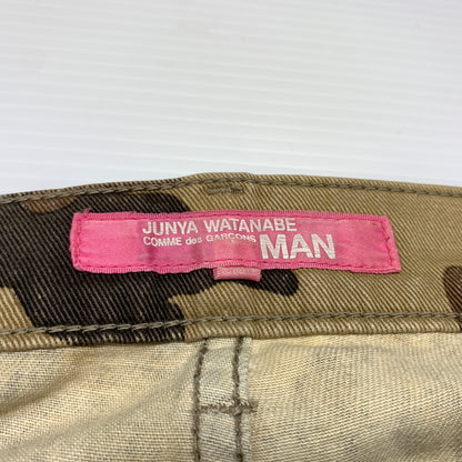 【現状渡し品】【メンズ】 JUNYA WATANABE MAN ジュンヤワタナベマン 03SS CAMOUFLAGE PANTS UM-P003 カモフラージュパンツ ボトムス ワークパンツ 151-260720-ko-28-tei サイズ：S カラー：カモ 万代Net店
