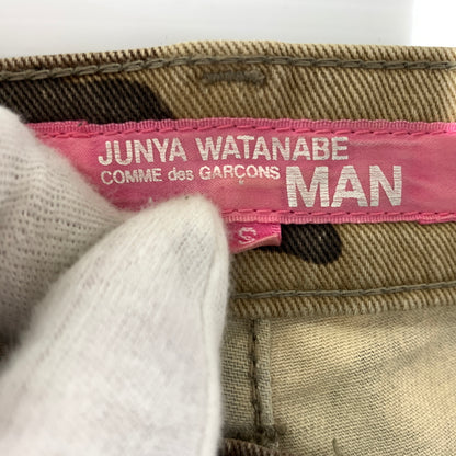 【現状渡し品】【メンズ】 JUNYA WATANABE MAN ジュンヤワタナベマン 03SS CAMOUFLAGE PANTS UM-P003 カモフラージュパンツ ボトムス ワークパンツ 151-260720-ko-28-tei サイズ：S カラー：カモ 万代Net店