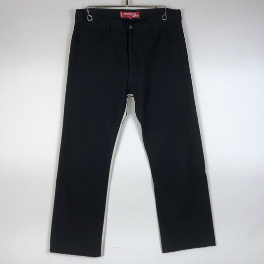 【中古品】【メンズ】 JUNYA WATANABE COMME DES GARCONS ジュンヤワタナベコムデギャルソン × Levi’s リーバイス 別注コラボ COTTON PANTS WS-P207 コットンパンツ ボトムス 151-260710-ss-08-tei サイズ：SS カラー：ブラック 万代Net店