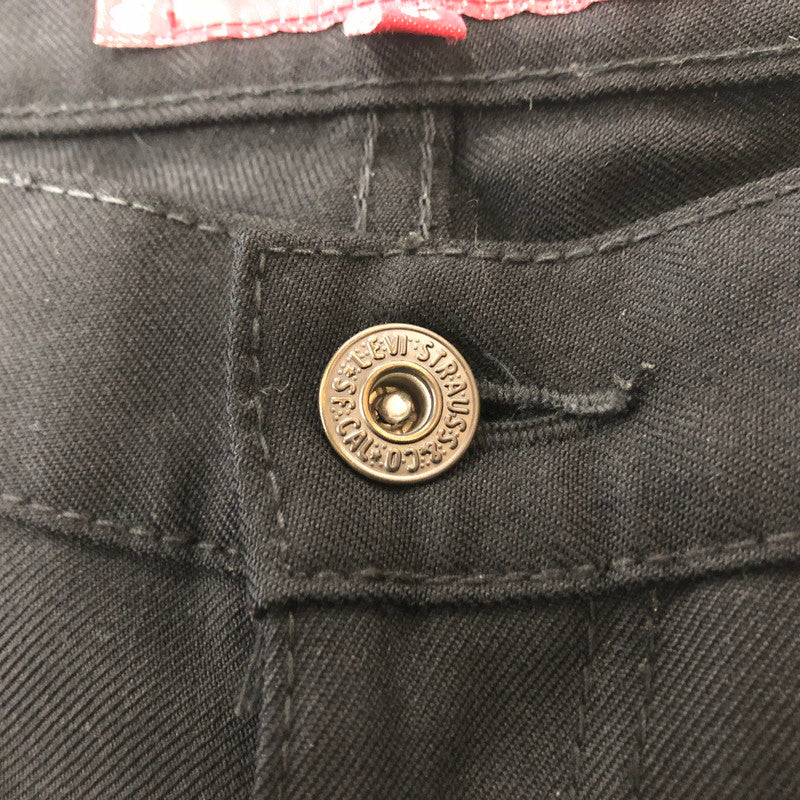 【中古品】【メンズ】 JUNYA WATANABE COMME DES GARCONS ジュンヤワタナベコムデギャルソン × Levi’s リーバイス 別注コラボ COTTON PANTS WS-P207 コットンパンツ ボトムス 151-260710-ss-08-tei サイズ：SS カラー：ブラック 万代Net店