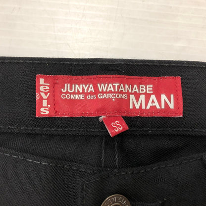 【中古品】【メンズ】 JUNYA WATANABE COMME DES GARCONS ジュンヤワタナベコムデギャルソン × Levi’s リーバイス 別注コラボ COTTON PANTS WS-P207 コットンパンツ ボトムス 151-260710-ss-08-tei サイズ：SS カラー：ブラック 万代Net店