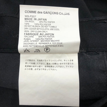 【中古品】【メンズ】 JUNYA WATANABE COMME DES GARCONS ジュンヤワタナベコムデギャルソン × Levi’s リーバイス 別注コラボ COTTON PANTS WS-P207 コットンパンツ ボトムス 151-260710-ss-08-tei サイズ：SS カラー：ブラック 万代Net店