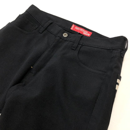 【中古品】【メンズ】 JUNYA WATANABE COMME DES GARCONS ジュンヤワタナベコムデギャルソン × Levi’s リーバイス 別注コラボ COTTON PANTS WS-P207 コットンパンツ ボトムス 151-260710-ss-08-tei サイズ：SS カラー：ブラック 万代Net店
