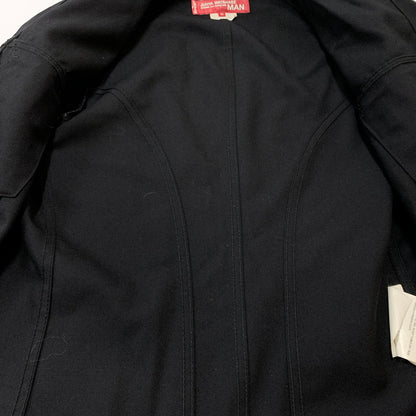 【中古品】【メンズ】 LEVI’S リーバイス × COMME des GARCONS JUNYA WATANABE MAN コムデギャルソンジュンヤワタナベマン 別注 コラボ LINE BLOUSON WS-J207 ラインブルゾン ライトアウター 140-260707-yo-10-tei サイズ：SS カラー：ブラック 万代Net店