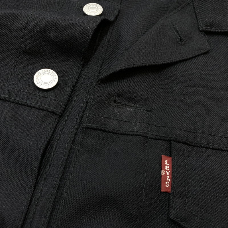 【中古品】【メンズ】 LEVI’S リーバイス × COMME des GARCONS JUNYA WATANABE MAN コムデギャルソンジュンヤワタナベマン 別注 コラボ LINE BLOUSON WS-J207 ラインブルゾン ライトアウター 140-260707-yo-10-tei サイズ：SS カラー：ブラック 万代Net店