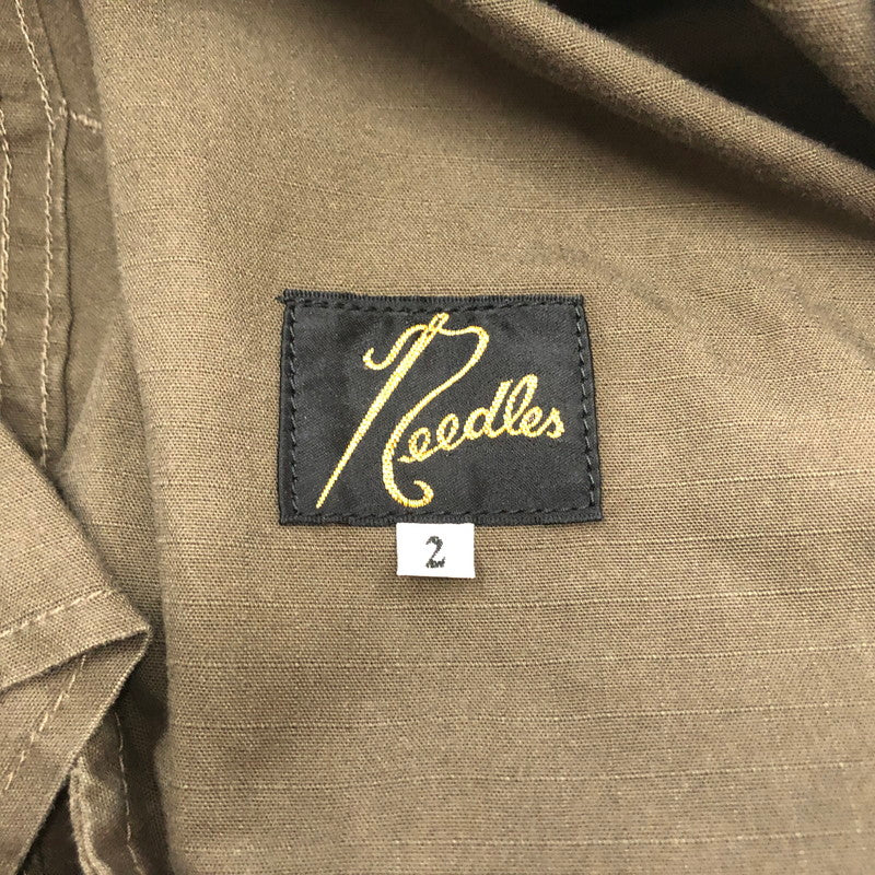 【現状渡し品】【メンズ】 NEEDLES ニードルス H.D. PANT BDU GL418 ヒザデル パンツ バトルドレスユニフォーム ボトムス 151-260710-ss-09-tei サイズ：2 カラー：カーキ 万代Net店