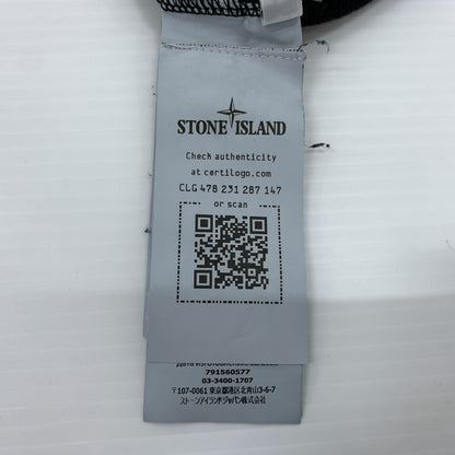 【中古品】【メンズ】 STONE ISLAND ストーンアイランド SHOULDER POCKET CREWNECK SWEAT SHIRT 791560577 ショルダーポケット クルーネック スウェット シャツ 長袖 トップス トレーナー 141-260707-yo-06-tei サイズ：S カラー：ブラック 万代Net店