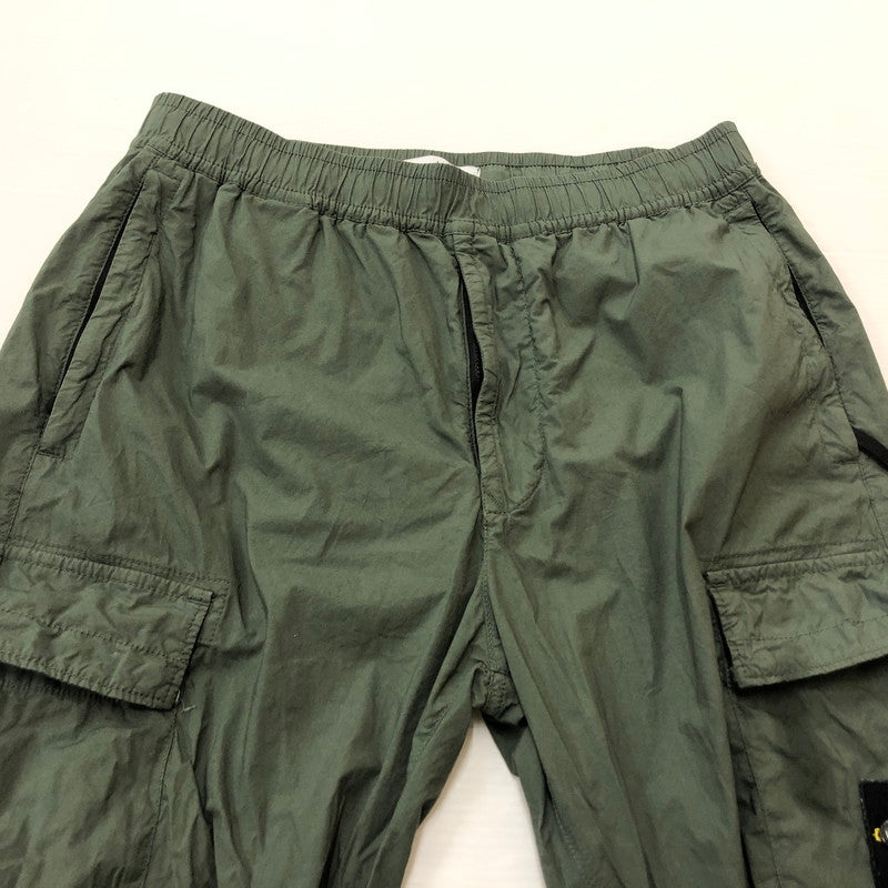 【中古品】【メンズ】 STONE ISLAND ストーンアイランド STRETCH CARGO PANT 801531303 ストレッチ カーゴ パンツ ボトムス 152-260710-ss-10-tei サイズ：31/※汚れあり カラー：カーキ 万代Net店